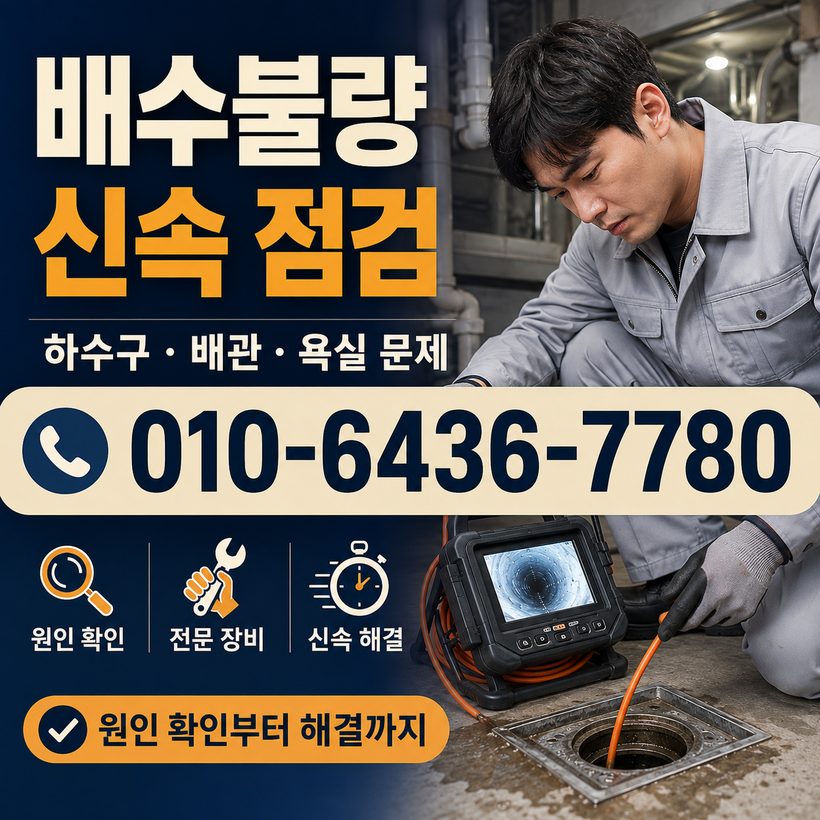 비산동 지역 하수구뚫음 관련 이미지