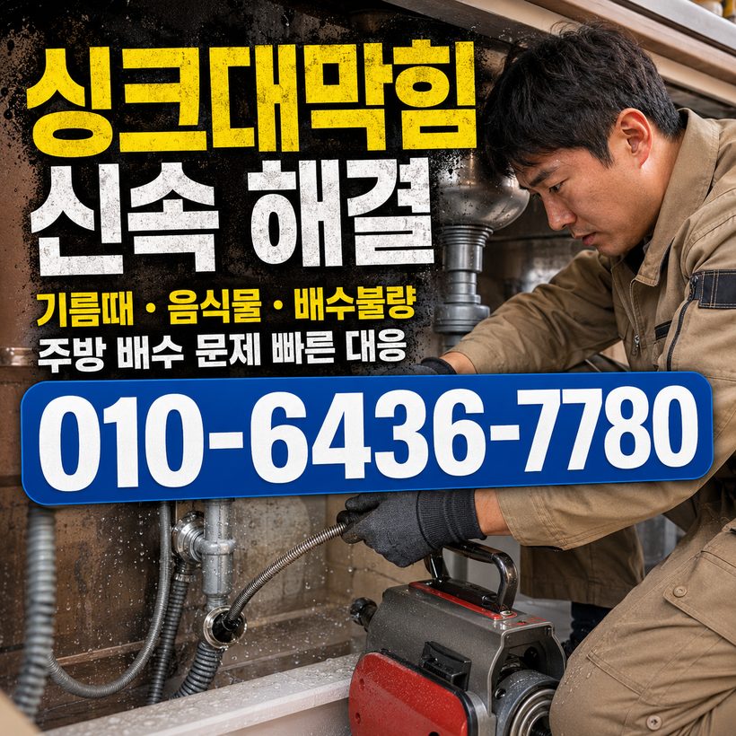 대양면 하수구막힘 빠른출동 5