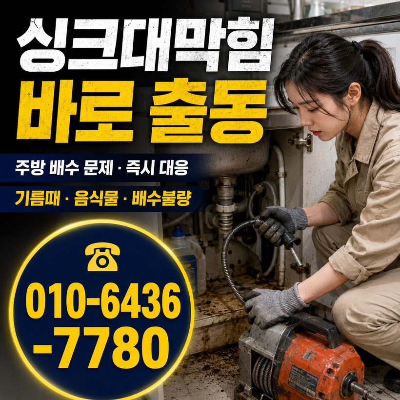 모서면 하수구막힘 빠른출동 3