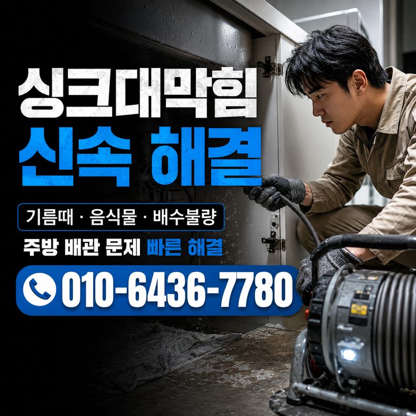 무안면 지역 싱크대뚫음 관련 이미지