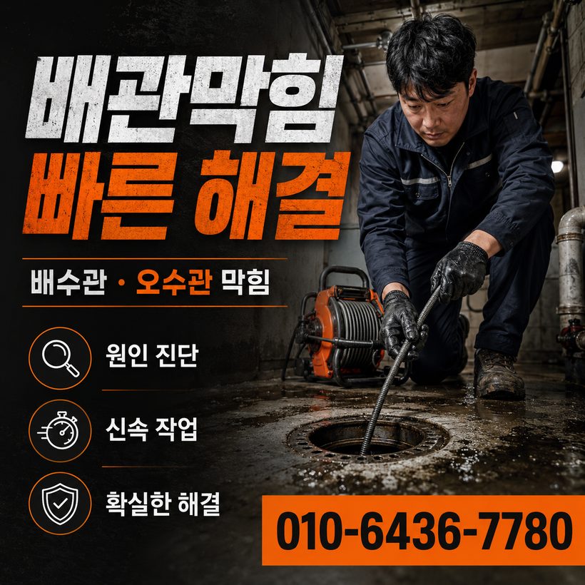사벌국면 지역 세면대막힘 관련 이미지