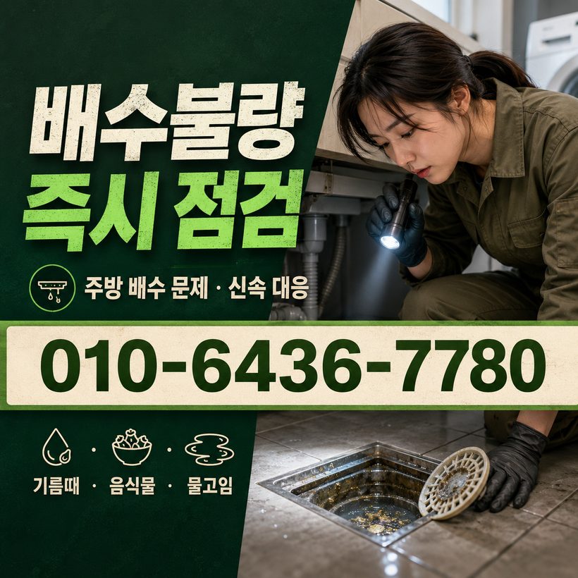 낙동면 지역 하수구막힘 관련 이미지